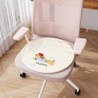 Children's Study Chair Dustproof Breathable Ice Silk Seat Cushion with Non-Slip Bottom