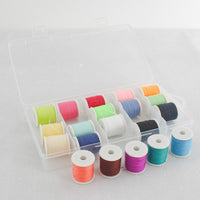 403 Polyester Colorful Sewing Thread Spools for Household Sewing Machines - Small Bobbins for Mending and Crafting