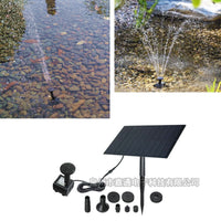 Solar Powered Fountain Pump for Garden Pond Decoration