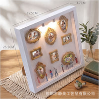 3D Shadow Box Frame for DIY Miniature Scenes and Crafts