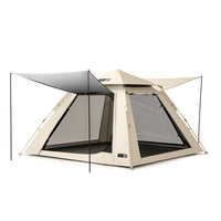 Automatic Pop-Up Camping Tent for Outdoor Picnic, Waterproof & Sun Protection