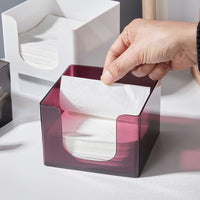 Large Square Bar Counter Tissue Box Napkin Holder for Restaurants and Cafes