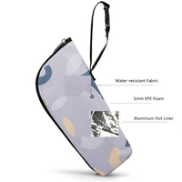 Portable Insulated Baby Bottle Bag with Zipper, Aluminum Film Lining for Travel and Freshness