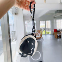 Creative Cartoon Mini Coin Purse Keychain with Phone Lanyard