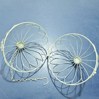Wrought Iron Hanging Planter Basket for Outdoor Garden and Patio Decor