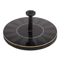 Solar-Powered Floating Fountain Pump with LED Light for Outdoor Ponds and Gardens