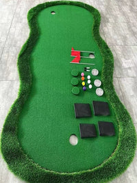 Premium Thick Golf Putting Green Mat Indoor Practice Aid