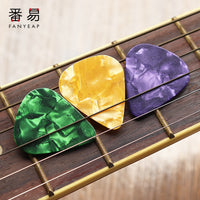 Celluloid Guitar Picks Set with Pick Holder and Accessories for Acoustic Electric Guitar