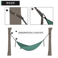 Outdoor Hammock Tree Straps with 5 Loops, Reinforced Polyester Suspension System