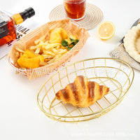 Creative Iron Art Snack Basket for Fries, Fried Chicken, and Bread