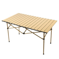 Portable Outdoor Folding Camping Table and Chair Set, Ultralight Roll-Up Picnic Table for Outdoor Gear