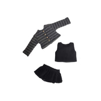 ZSIGA 1/8 Scale BJD Doll Winter Cardigan Sweater 3-Piece Outfit Set