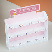 Miniature Supermarket Shelf Dollhouse Accessory