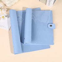 Clear Soft PVC Leatherette Detachable Ring Binder Notebook A5/B5 for Journaling and Planners
