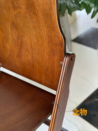 Vintage Folding Chair for Cafe Balcony Garden Outdoor Dining