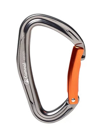Pear-Shaped Carabiner for Rock Climbing and Safety