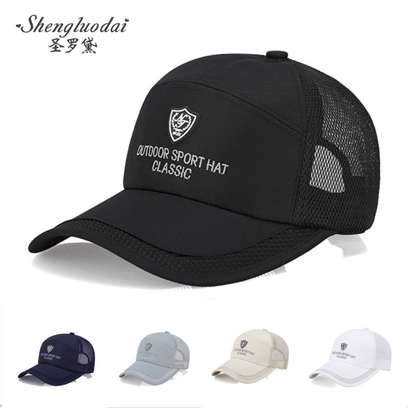 Men's Breathable Mesh Baseball Cap with Sun Protection