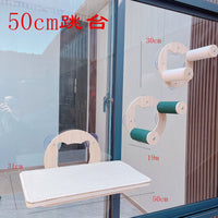 Window Mounted Cat Hammock Perch with Suction Cups - No-Drill Wall-Mounted Cat Bed