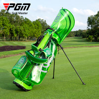 PGM Lightweight Golf Stand Bag with Transparent Design for Men and Women