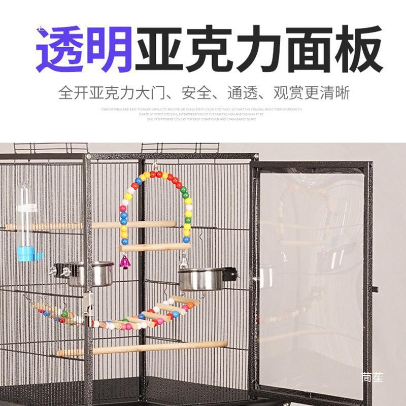 Sugar Glider Cage, High Transparency Acrylic Wire Cage, Anti-Escape Villa for Small Animals
