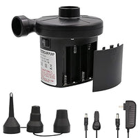 3-in-1 Portable Wireless Air Pump for Outdoor Camping, 8 AA Battery Powered