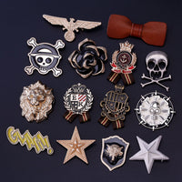 Vintage INS Style Metal Brooch Pin for Backpacks and Apparel Decoration