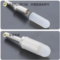 High-Temperature Translucent Silicone Caps for Spray Painting & Electroplating, Dustproof & Waterproof Thread Protection