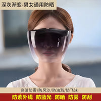 Full Face Shield Anti-Fog Anti-Splash Protective Mask for Cycling and Dust Protection