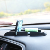 Universal Car Dashboard Phone Holder with Anti-Slip Mat and Navigation Support