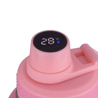 Smart Temperature Display Insulated Water Bottle - Double-Layer Stainless Steel Portable Outdoor Sports Flask