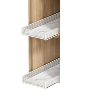 Pull-Out Under-Sink Cabinet Organizer Basket for Kitchen Storage, Spice Rack, Dish Bowl Deep Cabinet Storage