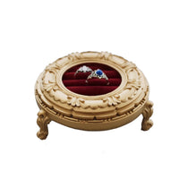Vintage Velvet Jewelry Display Tray for Necklace Earring Ring Storage & Photography Props