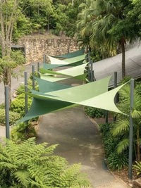 Triangular Oxford Cloth Sun Shade Sail for Outdoor Patio Pool Balcony