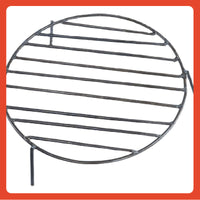 Portable Round Charcoal BBQ Grill for Outdoor Camping and Home Use - Stainless Steel Reinforcement