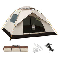 Automatic Pop-Up Camping Tent with UV Protection and Rainproof Coating, Portable and Easy Setup