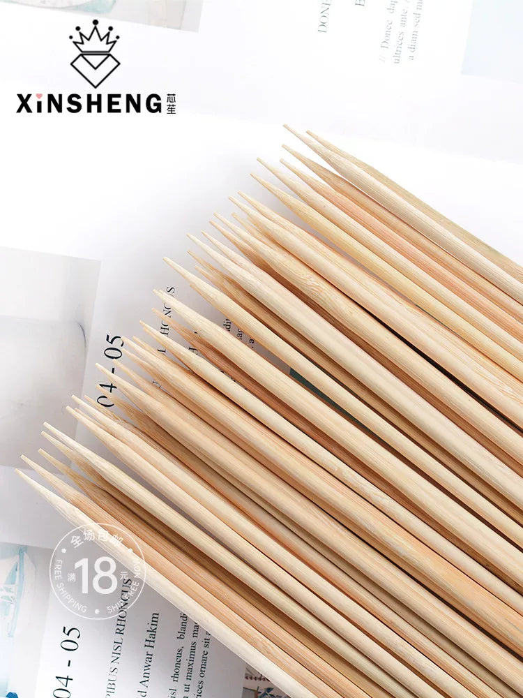 XinSheng Floral Bamboo Skewers for Flower Arrangements and Crafts