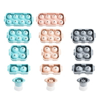 Silicone Sphere Ice Cube Mold for Whiskey and Cocktails, Large Round Ice Ball Maker