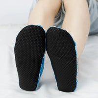 Anti-Slip Floor Socks for Adults and Kids - Thin Printed Trampoline Socks for Early Education