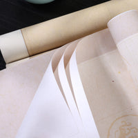 Four-Foot Half-Open 28-Grid Calligraphy Paper Square Grid Five-Character Seven-Character Wax-Dyed Xuan Paper for Competition and Creation