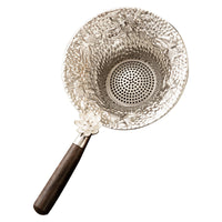 Fish Play Lotus Pond Tea Infuser Set with Wooden Handle and Gongdao Cup