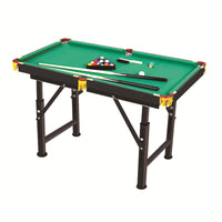 Kids 2-in-1 Billiards and Table Tennis Game Table Set for Family Fun