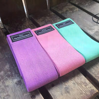 Cotton Resistance Bands for Squats and Glute Training, Non-Slip Exercise Loops for Legs and Butt