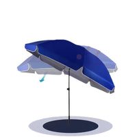 Outdoor Tiltable Market Umbrella with UV Protection for Patio, Beach, and Commercial Use
