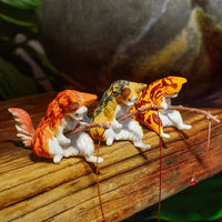 Cute Fishing Cat Figurine for Aquarium Decor and Desktop Ornament