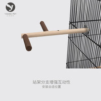Bird Sand Perch for Grinding Claws and Beaks, Single-Head Screw Fixed Stand