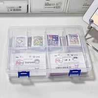 Clear Card Sticker Film Postcard Storage Box Student Stationery Multifunctional Desktop Organizer