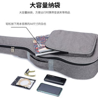 Guitar Bag 40/41 Inch Padded Thickened Double Shoulder Waterproof Gig Bag with Full Accessories