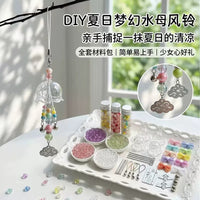 Jellyfish Wind Chime DIY Craft Kit for Kids & Adults, Educational Group Activity Gift