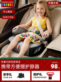 Bebelock Car Booster Seat for Kids 3-12 Years Old, Portable and Simple
