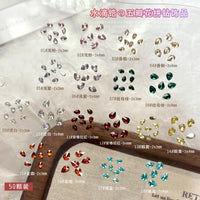 Teardrop Zircon Nail Art Rhinestones for Manicure Decoration